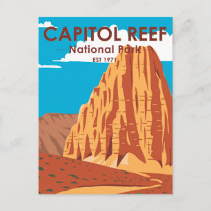 Capitol Reef National Park Cathedral Valley Loop Postcard