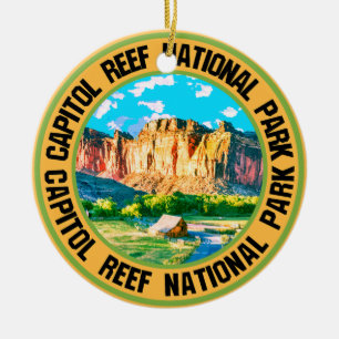 Capitol Reef National Park                         Ceramic Tree Decoration