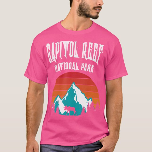 Capitol Reef National Park Hiking T-Shirt (Front)