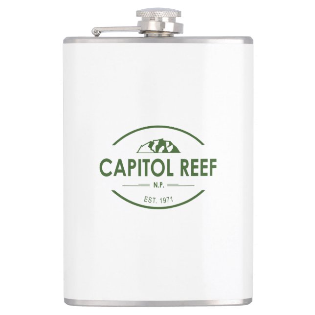 Capitol Reef National Park Hip Flask (Front)