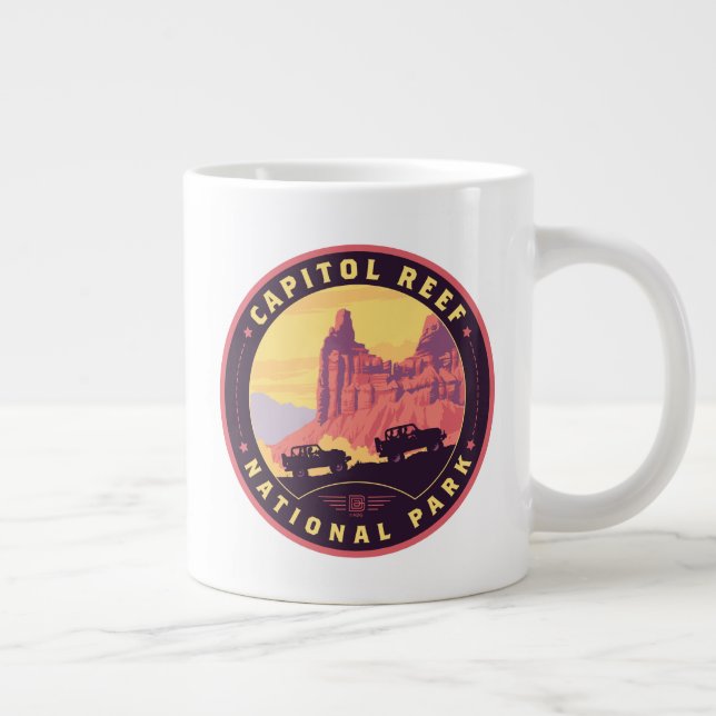 Capitol Reef National Park Large Coffee Mug (Right)