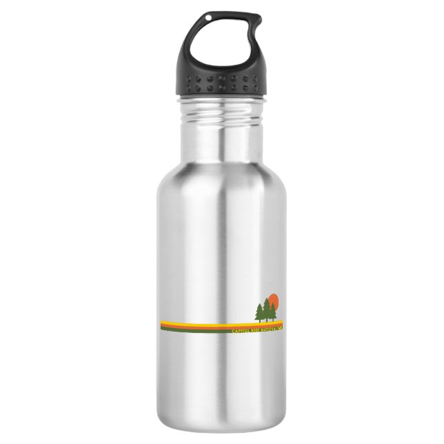 Capitol Reef National Park Pine Trees Sun 532 Ml Water Bottle (Front)