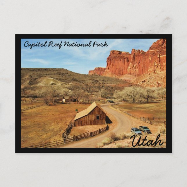 Capitol Reef National Park Postcard (Front)