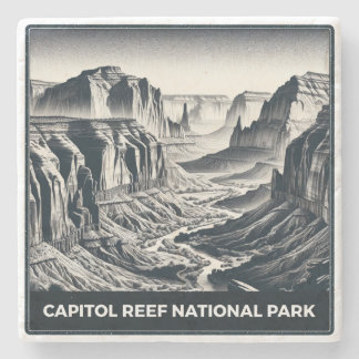 Capitol Reef National Park Stone Coaster
