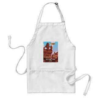 Capitol Reef National Park Travel poster Standard Apron