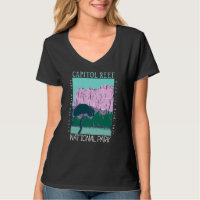 Capitol Reef National Park Utah Distressed Retro