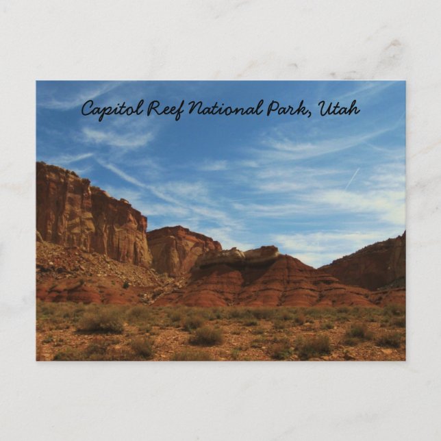 Capitol Reef National Park Utah Postcard (Front)