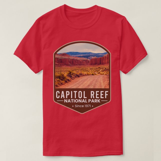 Capitol Reef National Park Utah T-Shirt (Design Front)