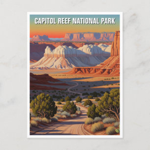 Capitol Reef National Park Utah Travel Postcard