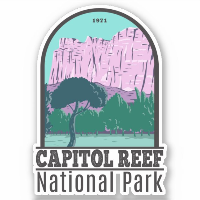 Capitol Reef National Park Utah Vintage (Front)