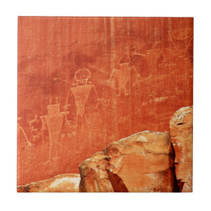 Capitol Reef Petroglyphs Tile