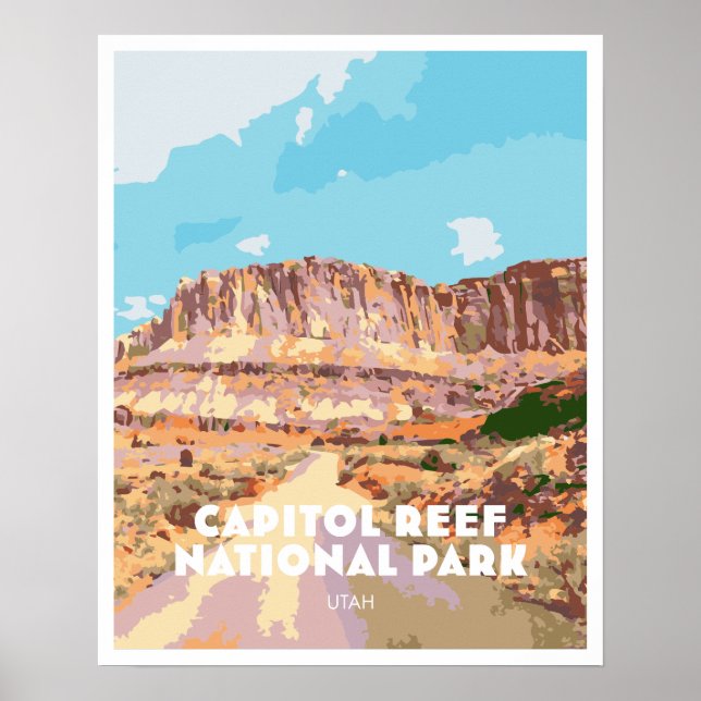 Capitol Reef Poster (Front)