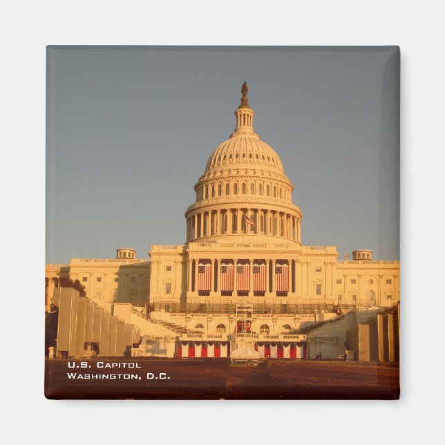 Capitol Sunset Magnet (Front)