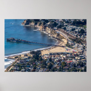 Capitola Village California From Above Print