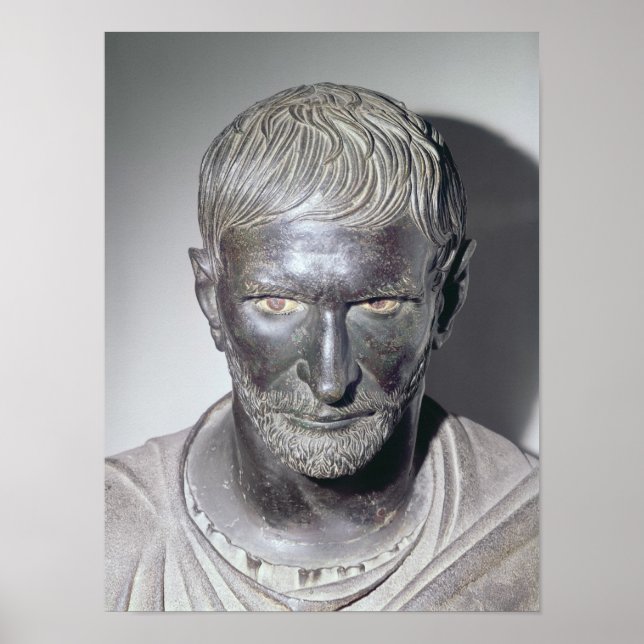 Capitoline Brutus, 4th-3rd century BC Poster (Front)
