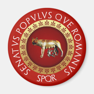 Capitoline Wolf Magnet