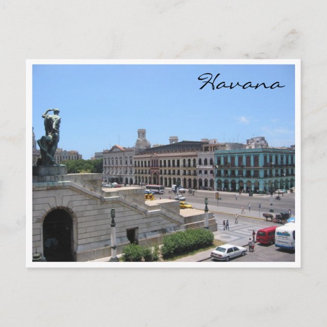 capitolio stairs havana postcard (Front)