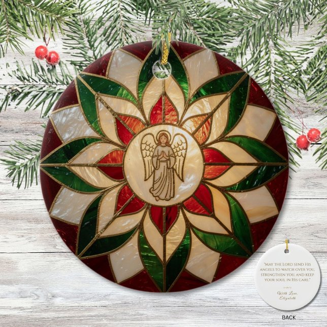 Capiz-Inspired Angel Parol  Ceramic Tree Decoration (Creator Uploaded)