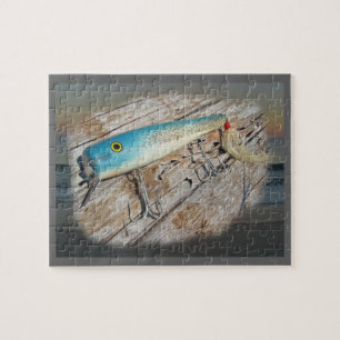 Cap'n Bill's Streamliner Saltwater Vintage Lure Jigsaw Puzzle
