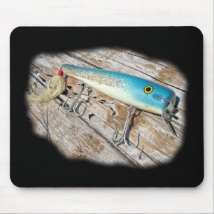 Cap'n Bill's Streamliner Saltwater Vintage Lure Mouse Mat
