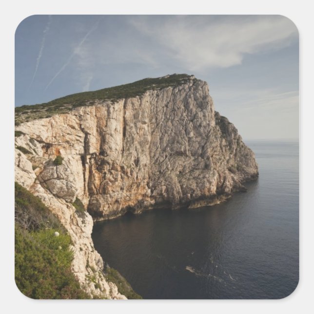 Capo Caccia, Alghero, Sardinia, Italy Square Sticker (Front)