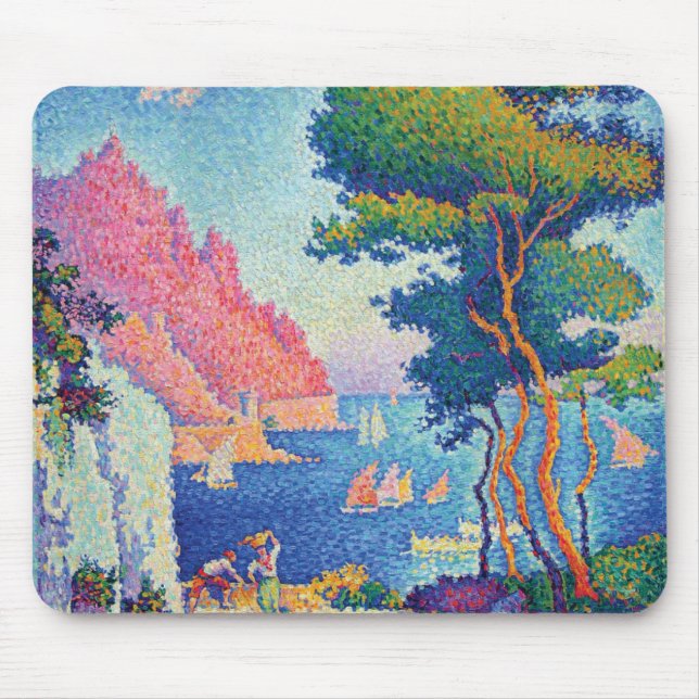 Capo di Noli by Paul Signac Mouse Mat (Front)