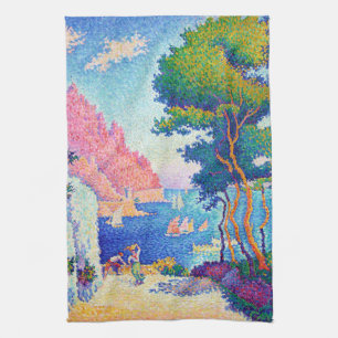 Capo di Noli, Signac Tea Towel
