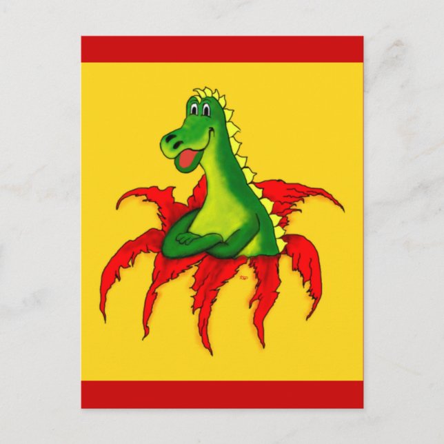 Capo , the little Dragon Postcard (Front)