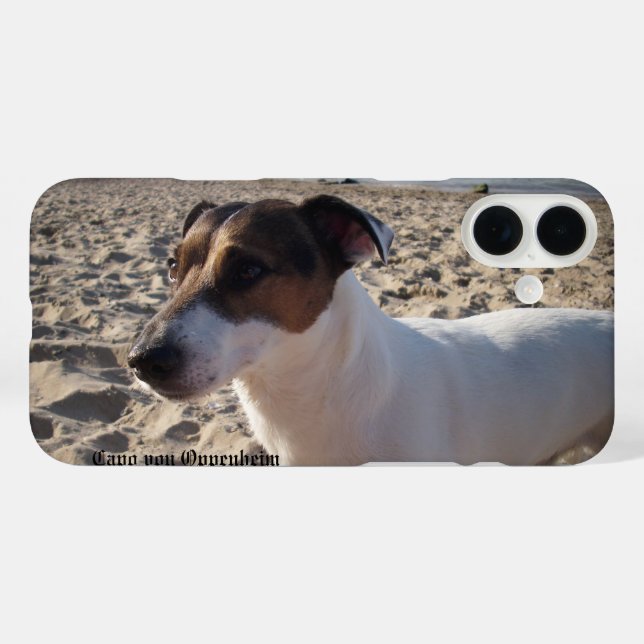 Capo von Oppenheim Jack Russell Terrier, Dog Case-Mate iPhone Case (Back (Horizontal))