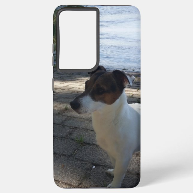 Capo von Oppenheim, Jack Russell Terrier Dog Samsung Galaxy S21 Ultra Case (Back)