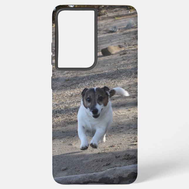 Capo von Oppenheim, Jack Russell Terrier Dog Samsung Galaxy S21 Ultra Case (Back)