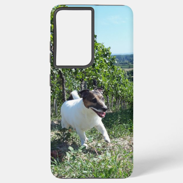 Capo von Oppenheim Jack Russell Terrier, Dog Samsung Galaxy S21 Ultra Case (Back)