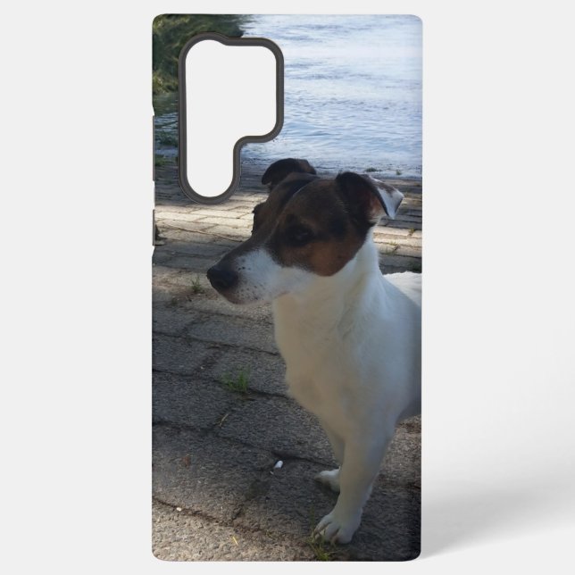 Capo von Oppenheim, Jack Russell Terrier Dog Samsung Galaxy S22 Ultra Case (Back)