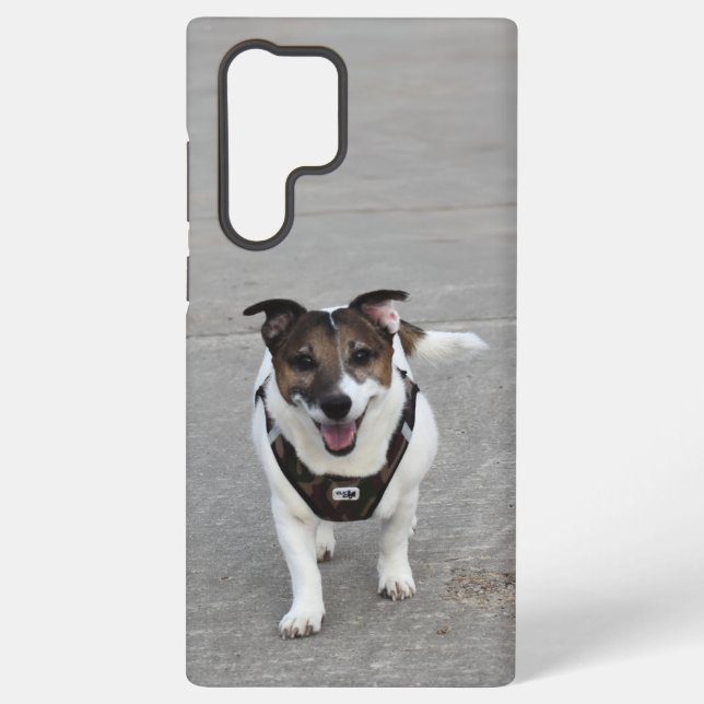 Capo von Oppenheim, Jack Russell Terrier Dog Samsung Galaxy S22 Ultra Case (Back)