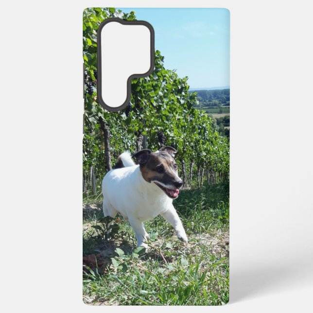 Capo von Oppenheim Jack Russell Terrier, Dog Samsung Galaxy S22 Ultra Case (Back)
