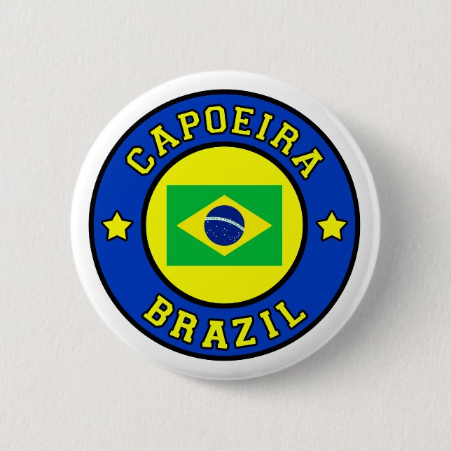 Capoeira 6 Cm Round Badge (Front)