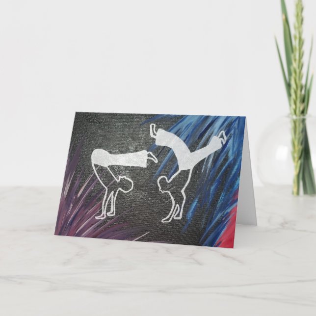 capoeira birthday card (Front)