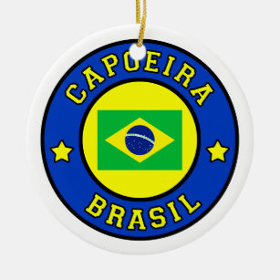 Capoeira Brasil Ceramic Tree Decoration
