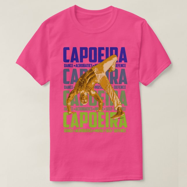 Capoeira Brazil Martial Arts Fun and Sports 5 T-Shirt (Design Front)