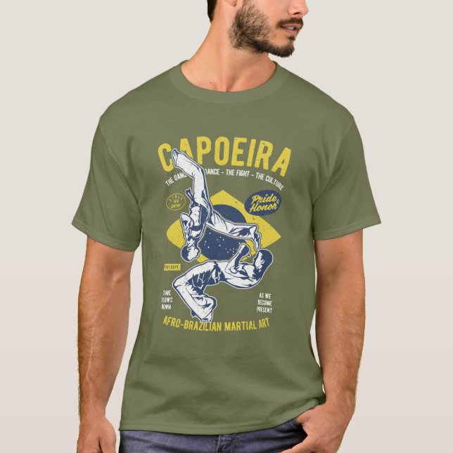Capoeira Brazilian martial arts t-shirt (Front)