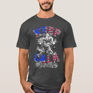 Capoeira Brazillian Master Keep Calm And Ginga On T-Shirt