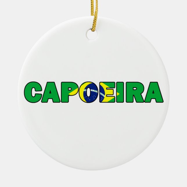 Capoeira Ceramic Tree Decoration (Front)