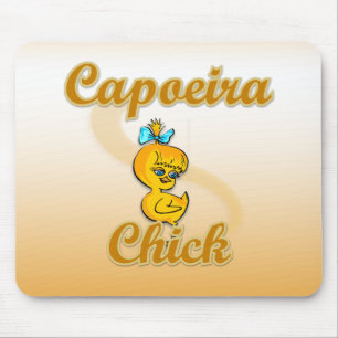 Capoeira Chick Mouse Mat