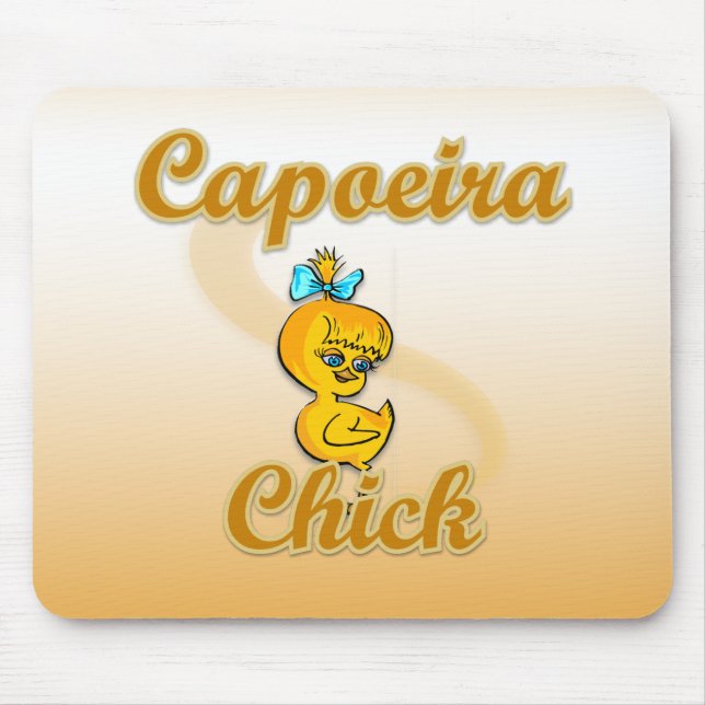 Capoeira Chick Mouse Mat (Front)