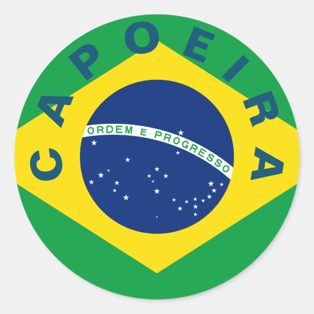 Capoeira Classic Round Sticker (Front)