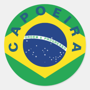Capoeira Classic Round Sticker