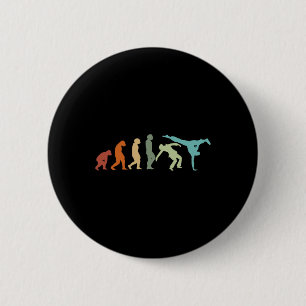 Capoeira Dance Martial Arts Brazil Karate Evolutio 6 Cm Round Badge