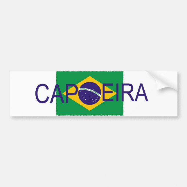 Capoeira flag bumper sticker (Front)