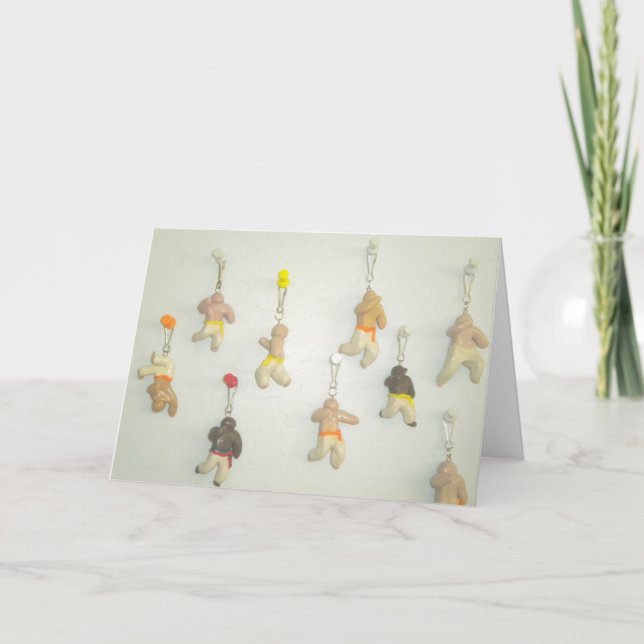 capoeira martial arts card birthday (Front)