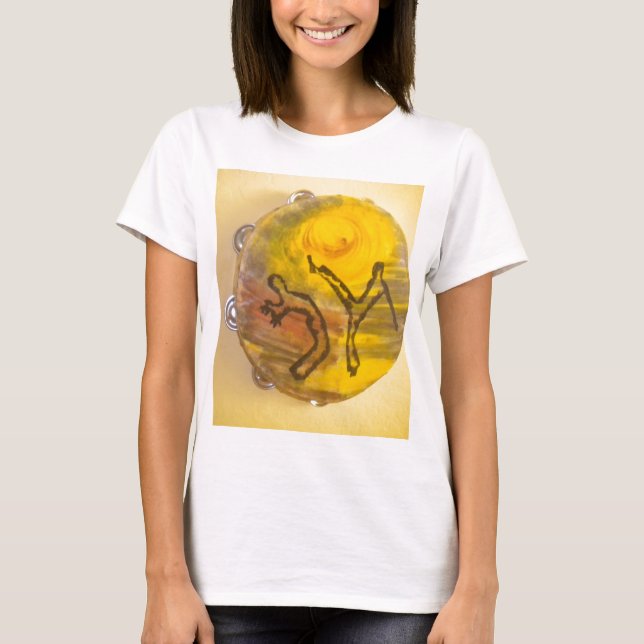 capoeira music passion axe shirt (Front)